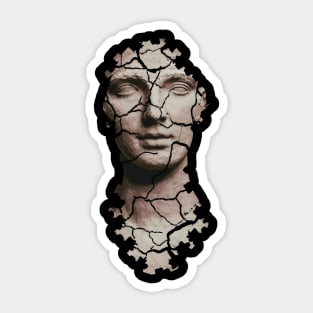 Fragmented Face Sticker